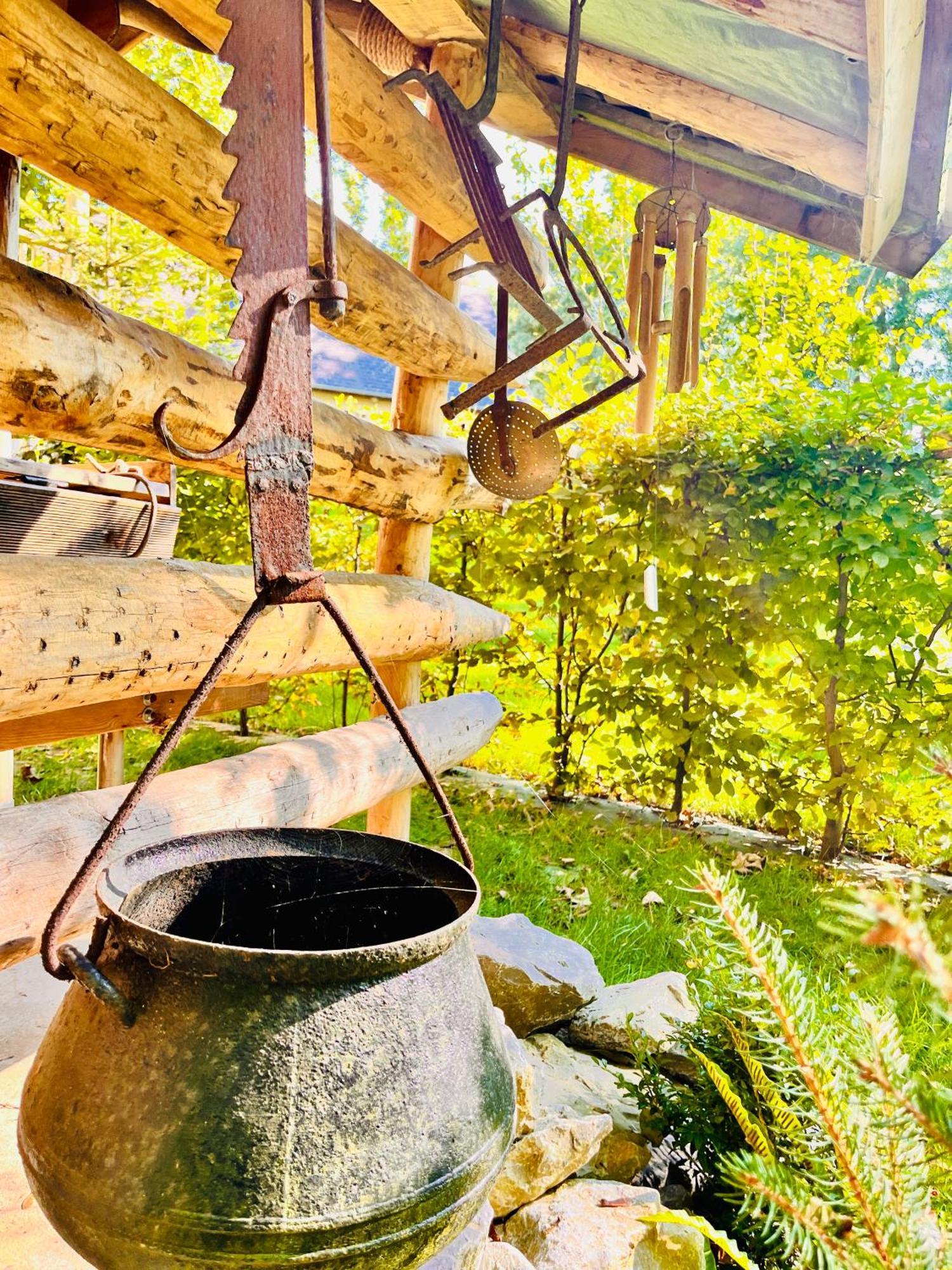 La Cabane Perchee Du Trappeur Écrainville Buitenkant foto