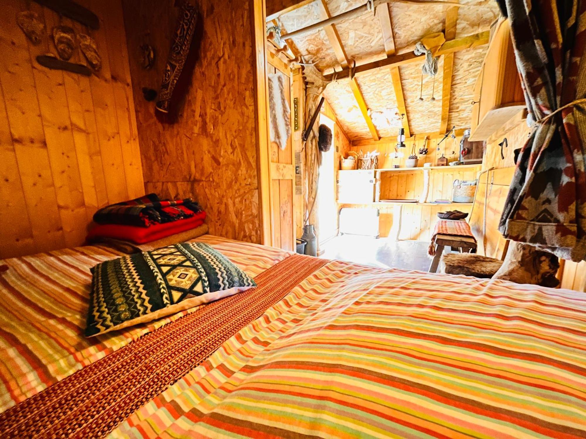 La Cabane Perchee Du Trappeur Écrainville Buitenkant foto